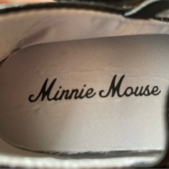 Disney baby infant girls black minnie mouse fuzzy ears shoes 9-12 months - Picture 6 of 7